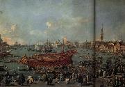 Francesco Guardi The Departure of the Doge on Ascension Day Sweden oil painting reproduction